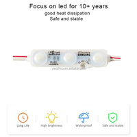 Module de lampe LED haute luminosité 12V 1.5W 3W, injection ultrasonique SMD 5730, module LED coréen pour enseignes publicitaires