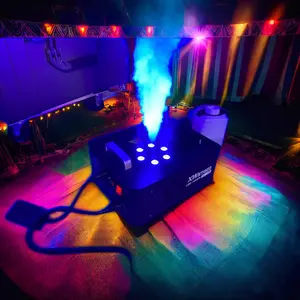 Venta caliente DMX 512 niebla y neblina máquina de humo efecto de escenario máquina de hielo seco para fiestas de boda