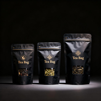 Sachet refermable en papier kraft laminé écologique de 50 g, résistant à l'humidité, réutilisable, thermoscellable, personnalisé en Mylar