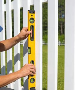 Clôture pour chevaux en PVC <span class=keywords><strong>blanc</strong></span> à 3 rails, revêtement poudré, 6,5 pieds, facile à assembler pour ferme et ranch - Product Image 2