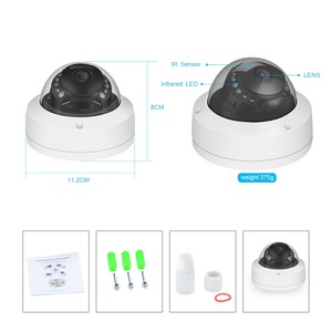 Chất lượng cao 360 an ninh IP PoE OEM CCTV 5MP giám sát Dome Video Camera với âm thanh - Product Image 5