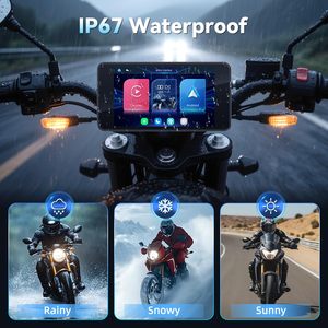 Hệ thống định vị tốt nhất cho xe máy, chống nước, tích hợp Carplay, màn hình 4.7 inch, giá rẻ và bền, GPS tiết kiệm chi phí nhất cho xe máy - Product Image 2