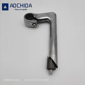 Tête d'oie rétro 22.2/25.4mm 150/180mm tige de cyclisme en aluminium aile inférieure tige de <span class=keywords><strong>guidon</strong></span> polie - Product Image 2