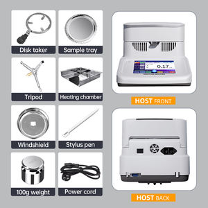 120g 0.001gハロゲン水分計、茶葉、トウモロコシ飼料高精度水分計、穀物水分計、5インチタッチスクリーン - Product Image 2
