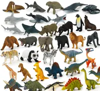 Lot de 6 figurines d'animaux en plastique de haute qualité, excellente peinture, modèle d'animaux de mer en PVC