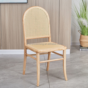 Franse Retro Massief Houten Eettafel Met Vier Stoelen Combinatie <span class=keywords><strong>High</strong></span>-End Eenvoudige Appartement Villa Ronde Tafel - Product Image 5
