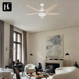 Modern pole mounted <b>fan</b>, black and white <b>ceiling</b> <b>fan</b> <b>with</b> light, <b>remote</b> control <b>fan</b> <b>with</b> light, used for home living room - Product Image 6