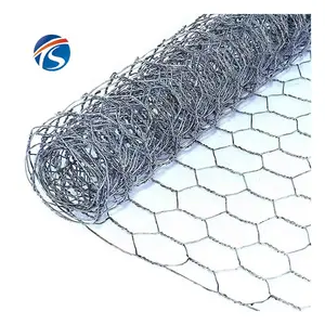 Bán ba Xoắn lục giác dây lưới mạ kẽm nhựa gà dây lưới cuộn/8 chân cao PVC tráng gà dây hàng rào