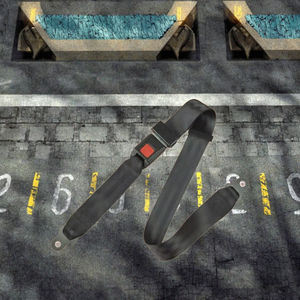 Cinturón de Seguridad de Poliéster Negro de 2 Puntos Ajustable de Alta Calidad WZAUTO con Hebilla de Presión Simple para Autos y Autobuses Escolares, Venta al Por Mayor - Product Image 3