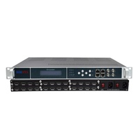 Modulador codificador CATV 24 en 1 para hotel Full HD H.264 HD a QAM, modulador de cable coaxial opcional para TV Indonesia