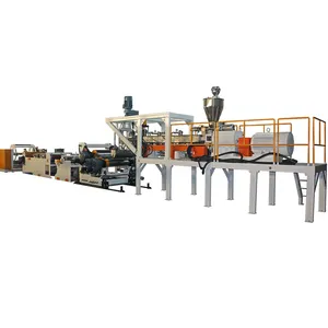 Recycling von Kunststoffplatten-Extrusion maschinen und neue PET-Platten extruder maschine