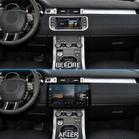 Autoradio Android 13,3 pouces avec GPS, navigation multimédia, Carplay, tableau de bord pour Land Rover Range Rover Evoque 2017-2019