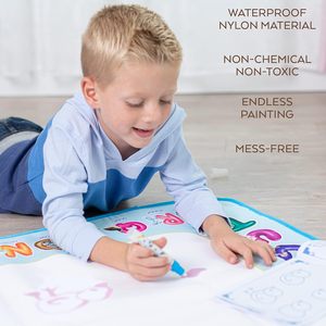 Tappetino magico in tessuto intelligente per bambini giocattoli divertenti da <span class=keywords><strong>disegno</strong></span> per acqua di grandi dimensioni impostati pittura educativa in base ai numeri - Product Image 5