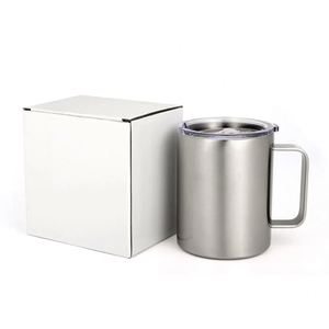 Taza de 12 oz con Tapa, Taza de Leche de Acero Inoxidable 304, Tazas de Café Resistentes a la Corrosión, Reutilizables - Product Image 5