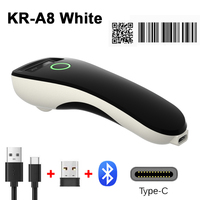 Mini escáner de código de barras USB con cable/diente azul/2,4G inalámbrico 1D 2D escáner QR PDF417 EAN13 lector de código de barras de matriz de datos