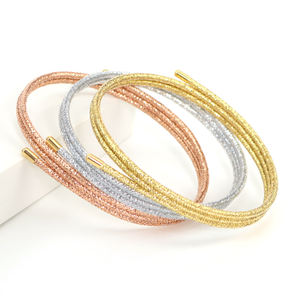 Nouvelle chaîne colorée faite à la main <span class=keywords><strong>18k</strong></span> or corde Couples bracelet à bricoler soi-même soulager la Fatigue Bracelet magnétique sain pour les filles cadeau - Product Image 5