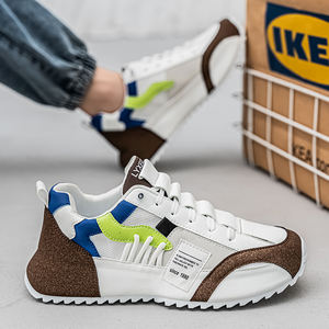 Gran tamaño nueva moda al por mayor zapatos para correr de los hombres de material superior personalizado PU diario caminar al aire libre Chaussures de Sport - Product Image 3