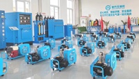 Compresseur d'air à piston haute pression conforme à la norme EN12021, lubrifié, portable, avec commande PLC, refroidi par air, pour la plongée sous-marine et la lutte contre les incendies