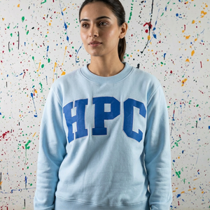 Sudadera con Capucha HPC Azul Cielo 100% Algodón Invierno Apliques Bordados URBAN PRODUCTIONS - Product Image 1