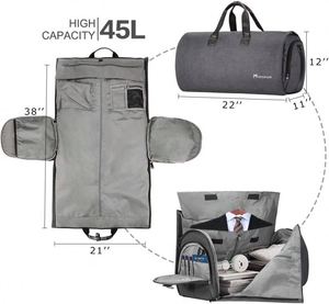 Free sample <b>Garment</b> <b>Bags</b> for <b>Travel</b>, Convertible Carry on <b>Garment</b> <b>Bag</b> with Shoe Compartment, SOLOSAIC <b>Garment</b> Duffle <b>Bags</b> - Product Image 5