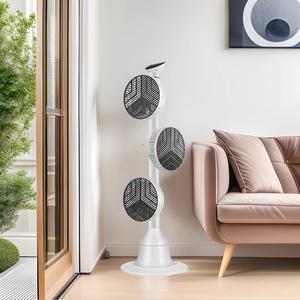 Three <strong>Head</strong> Standing <strong>Fan</strong> Electric Household Oscillation Remote Control 3-<strong>head</strong> Stand Air Circulator <strong>Fan</strong> Tower &amp; Pedestal <strong>Fans</strong> - Product Image 5