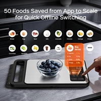 Báscula de Cocina Inteligente OEM/ODM con Soporte SDK API, Báscula de Alimentos Bluetooth, 50 Alimentos sin Conexión, Venta al por Mayor, Báscula Digital