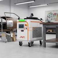 Machine à décapage de peinture au laser 300 W pour carrosserie automobile, pierre, bois et élimination des graffitis, substrat non endommigé.