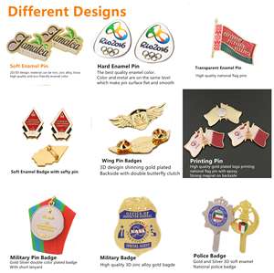 شعار مخصص من المصنع دبوس معدني حامل شارة سبائك الزنك هدية تذكارية للأمن والسلامة شارة أمان قابلة للتخصيص - Product Image 6