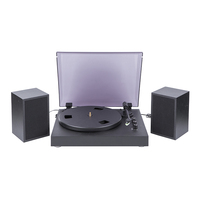 Haut de gamme nouveau Design rétro Rpm tourne-disque vinyle avec haut-parleurs stéréo