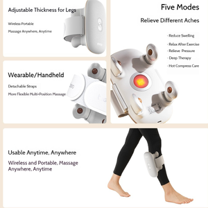 2025 novo massageador bezerro-bezerro amassar com airbags, aquecimento, terapia luz vermelha e vibração massagem eficaz alívio da fadiga - Product Image 2