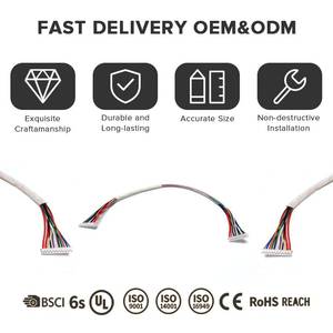 Изолированные медные кабельные жгуты с наконечниками из PBT/PVC для компьютеров/мотоциклов, защита IP65 - Product Image 4