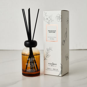 Juego de difusor de caña al por mayor-botella de vidrio de 200ml con palos y aceites grado comercial para suministros de hotel y restaurante - Product Image 2