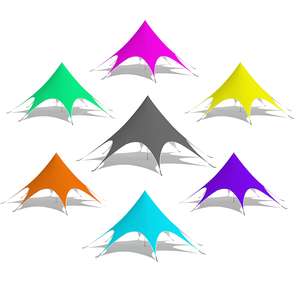 Carpa Arqueada Personalizada con Forma <span class=keywords><strong>de</strong></span> <span class=keywords><strong>Estrella</strong></span>, Carpa Araña Personalizada con Una o Dos Cúpulas - Product Image 6