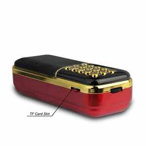 Mini Altavoz Digital Portátil con Radio FM y Linterna, Radio de Emergencia AM/FM Estéreo, Compatible con Tarjeta TF, Batería Recargable - Product Image 3