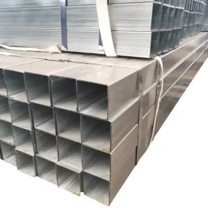 Black Iron Square Tube Hollow Section Welded Gi Steel Pipe