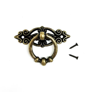 Furniture Handle Ring Zinc Alloy 65mm X 44mm <b>Drawer</b> <b>Pull</b> European Style Durable Hardware - Product Image 4