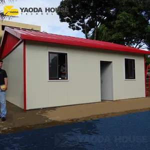 2024南非预制房屋负担得起的混凝土轻钢结构度假村别墅3卧室带卫生间