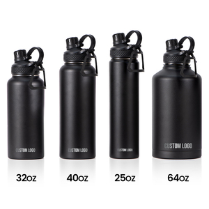 Flacon de sport en acier inoxydable à double paroi, texte personnalisé, logo, impression photo, bouteilles d'eau isolées sous vide thermique vente en gros - Product Image 2