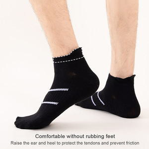 Calcetines Deportivos de Lana <span class=keywords><strong>Merino</strong></span> de Corte Bajo para Hombre y Mujer, Transpirables, con Diseño de Panal, Acolchados, para Correr - Product Image 3