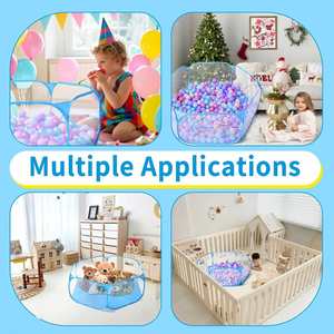 Tente de jeu gonflable personnalisée pour enfants, grande piscine à balles pour tout-petits, aire de jeu pour bébés - Product Image 2