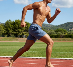 Men's 5 Inch <b>Compression</b> <b>Shorts</b> Spandex Fabric Base Layer for Running with Moisture Wicking and Custom Printing Logo Design - Product Image 1