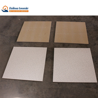 Sistemas de paneles de techo falsos acústicos, fibra Mineral, 2x4, venta al por mayor