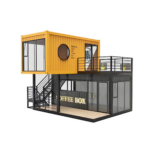 Modern 20ft Modular Prefabricated Miniature Glass Office <strong>Container</strong> Ready-Made Steel <strong>Kit</strong> Set for Villa or Bedroom Use - Product Image 4