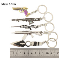 Factory Outlet Valorant Couteau 9cm En Alliage De Zinc Valorant Porte-clés Valorant Cosplay