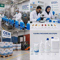 Lessive liquide concentrée Baihe 15-17% en gros pour ingrédients écologiques, parfum frais, pour le lavage