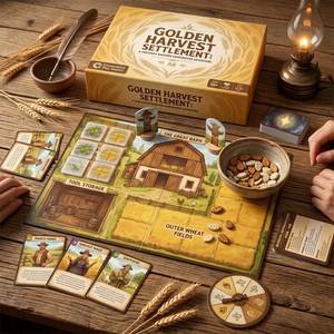 Jeu de cartes familial portable en carton haute densité mat anti-taches avec poignée pour les loisirs à domicile et les week-ends - Product Image 1