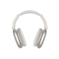 Casque sans fil circum-auriculaire doré avec éclairage RGB, étanche IPX4, jusqu'à 20 heures d'autonomie pour DJ, sport et voyage