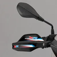 Pegatina 3D Ecológica de PVC Brillante para Motocicleta XY Racing Freesticker, Protector de Manillar Triple Negro, Calcomanía GS para R1250GS ADV R1200GS