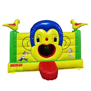 บ้านลมเป่าลมสำหรับเด็กเล่นกลางแจ้ง รูปทรงลิง สำหรับงานปาร์ตี้ ขายส่ง - Product Image 1