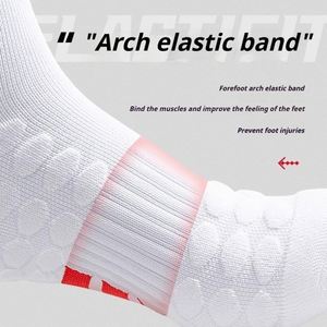 ถุงเท้าระบายอากาศครึ่งน่องสำหรับผู้หญิงผู้ชายถุงเท้ากีฬาระดับมืออาชีพถุงเท้าลูกเรือระบายอากาศได้หนาสำหรับวิ่งบาสเก็ตบอล - Product Image 3